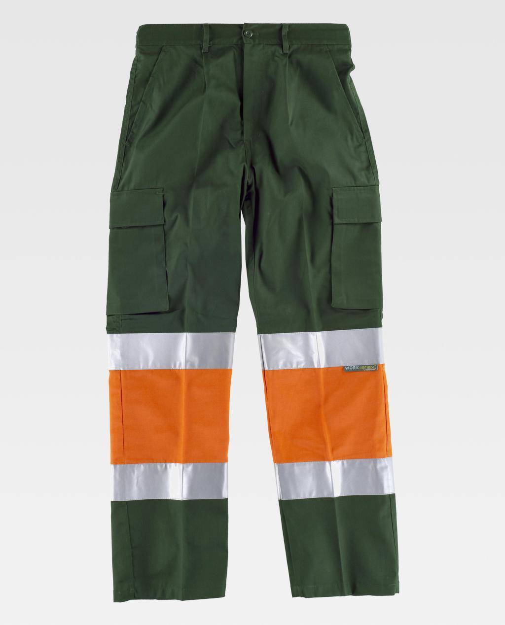 VERDE OSCURO / NARANJA A.V