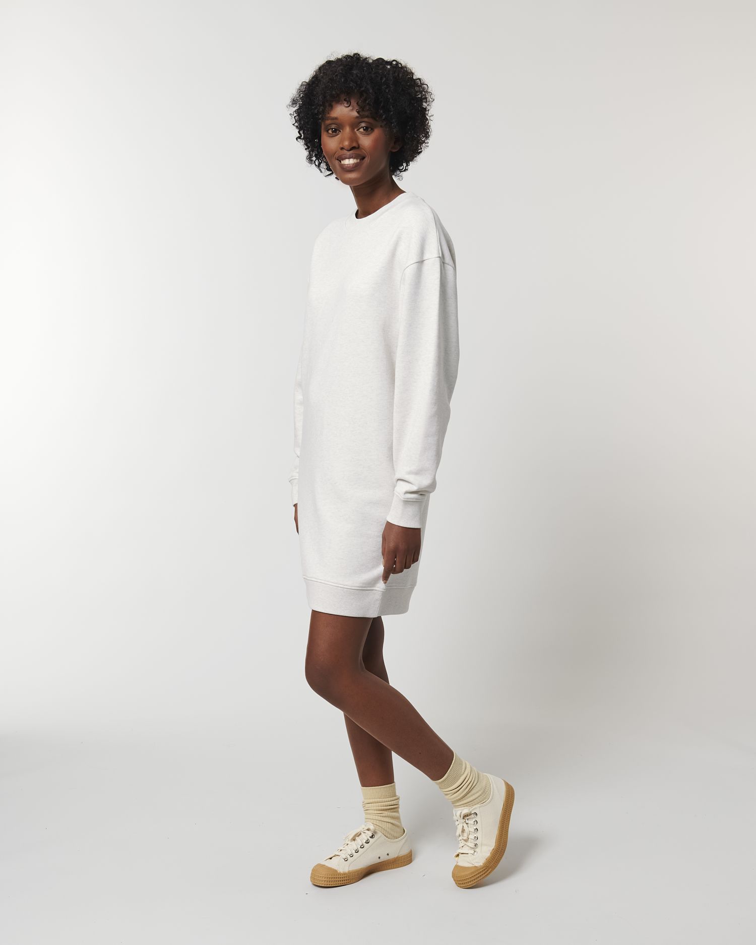 cream heather grey