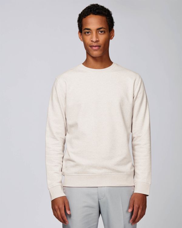 cream heather grey