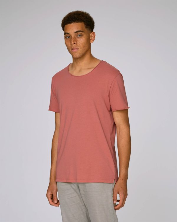 garment dyed salty rose