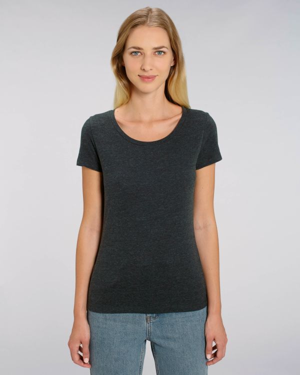 heather black denim
