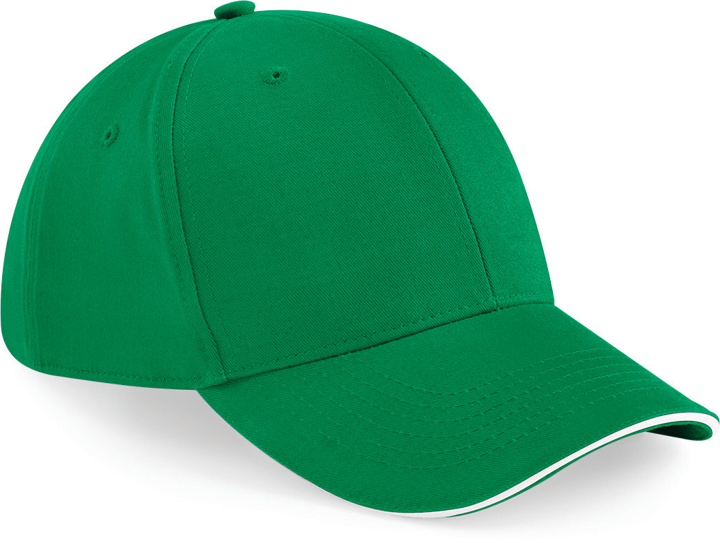 kelly green/white