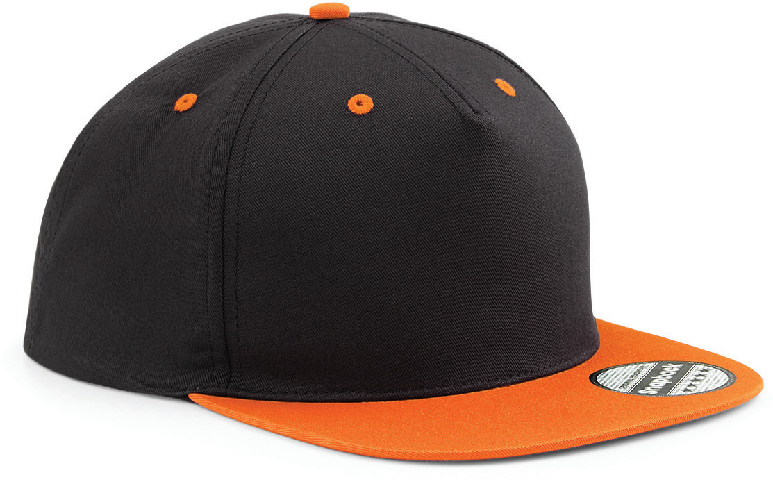 black/orange