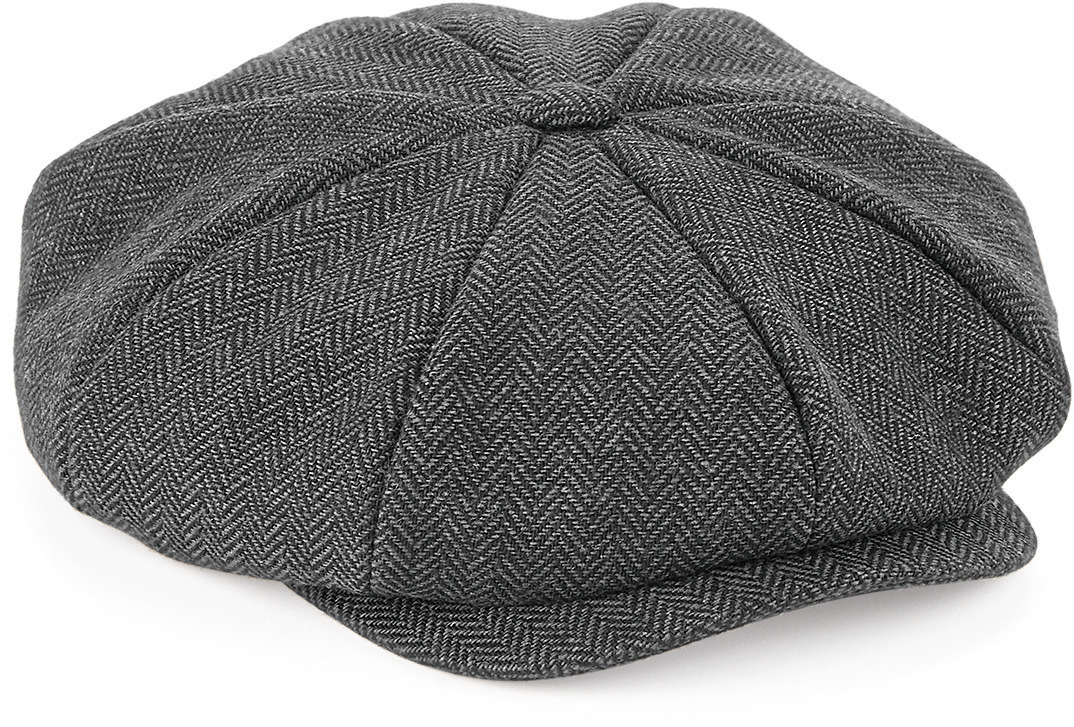 charcoal herringbone