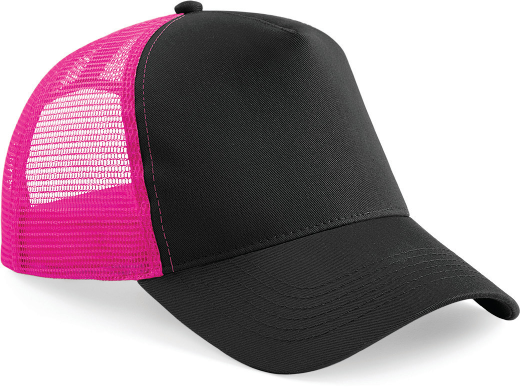 black/fuchsia