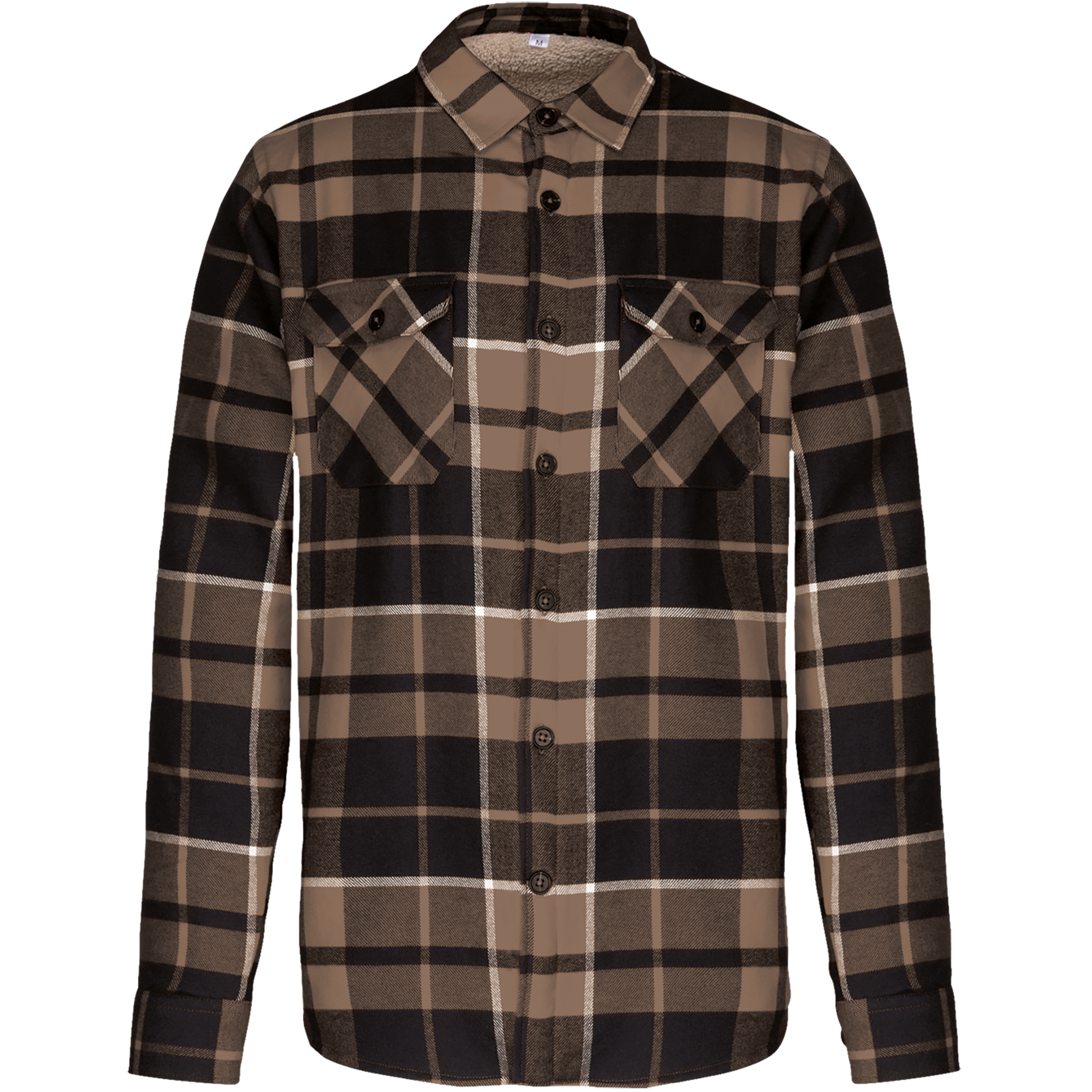 camel/black checked