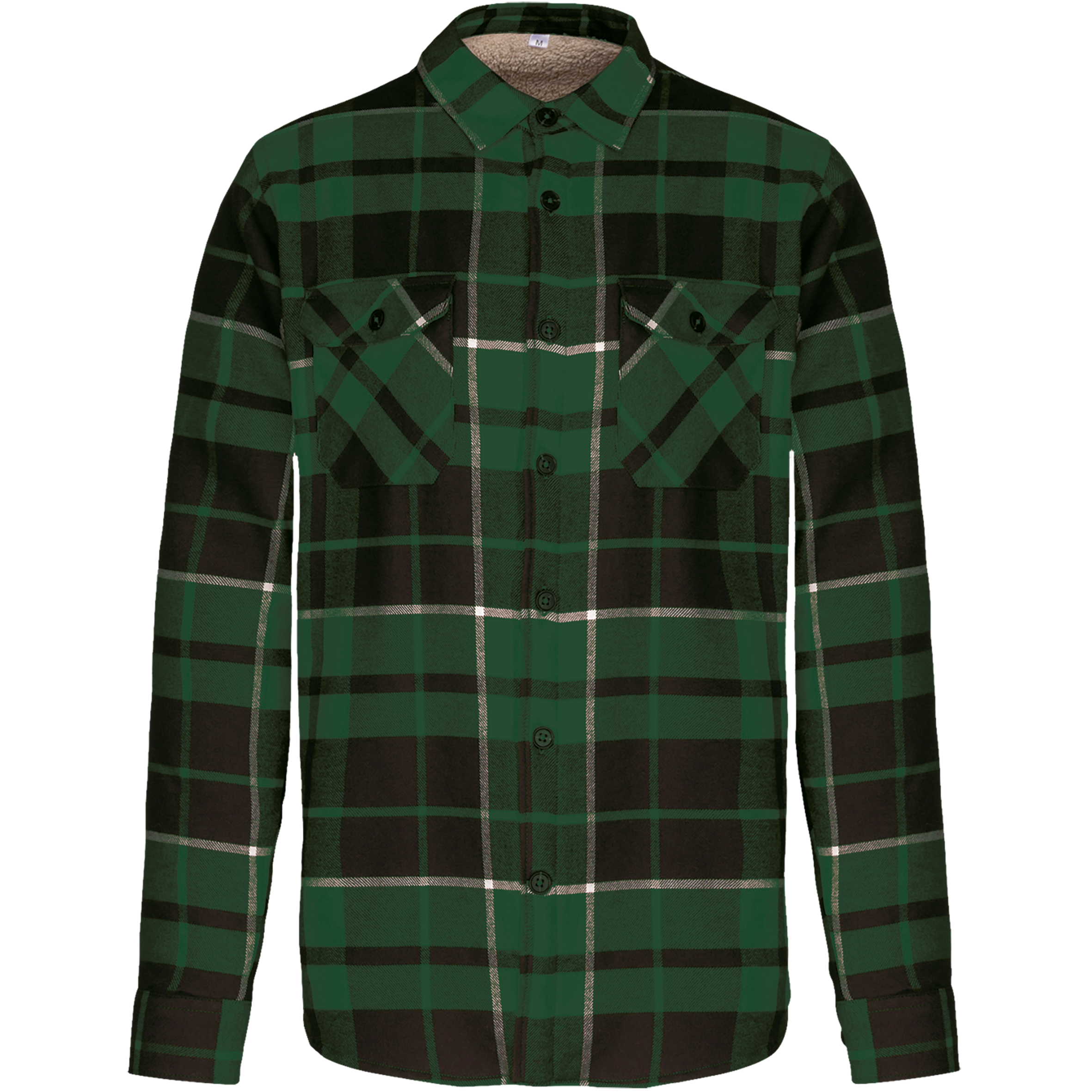 forest green/black checked