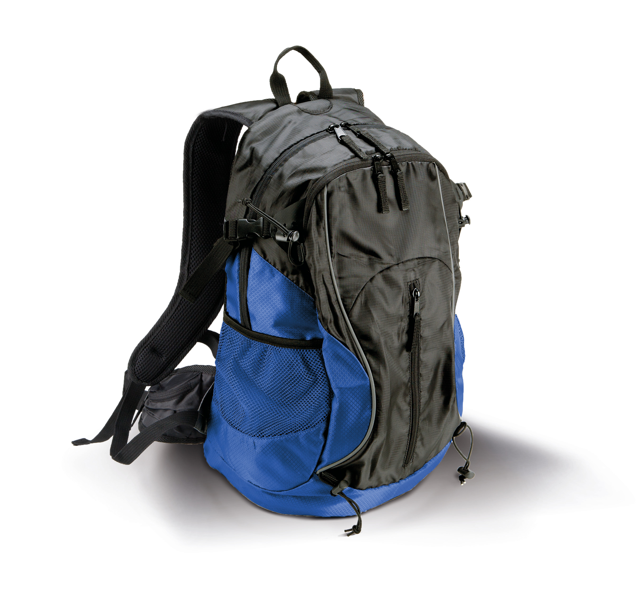 black/royal blue