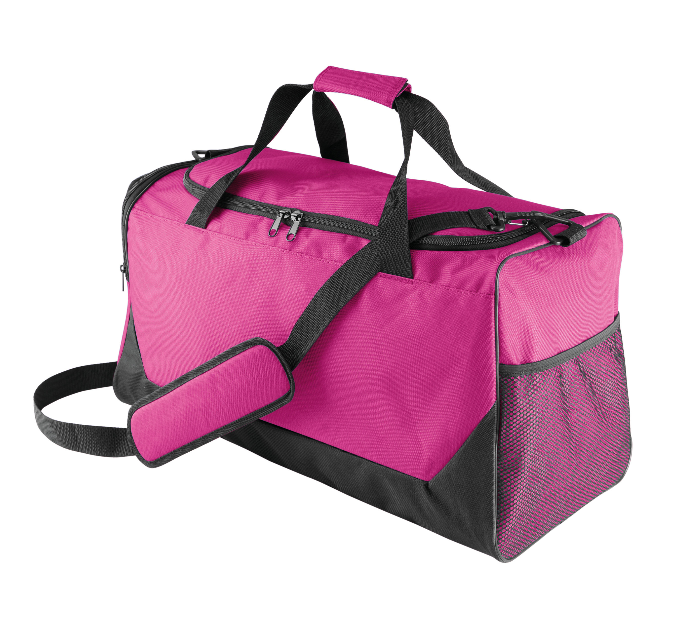 black/fuchsia