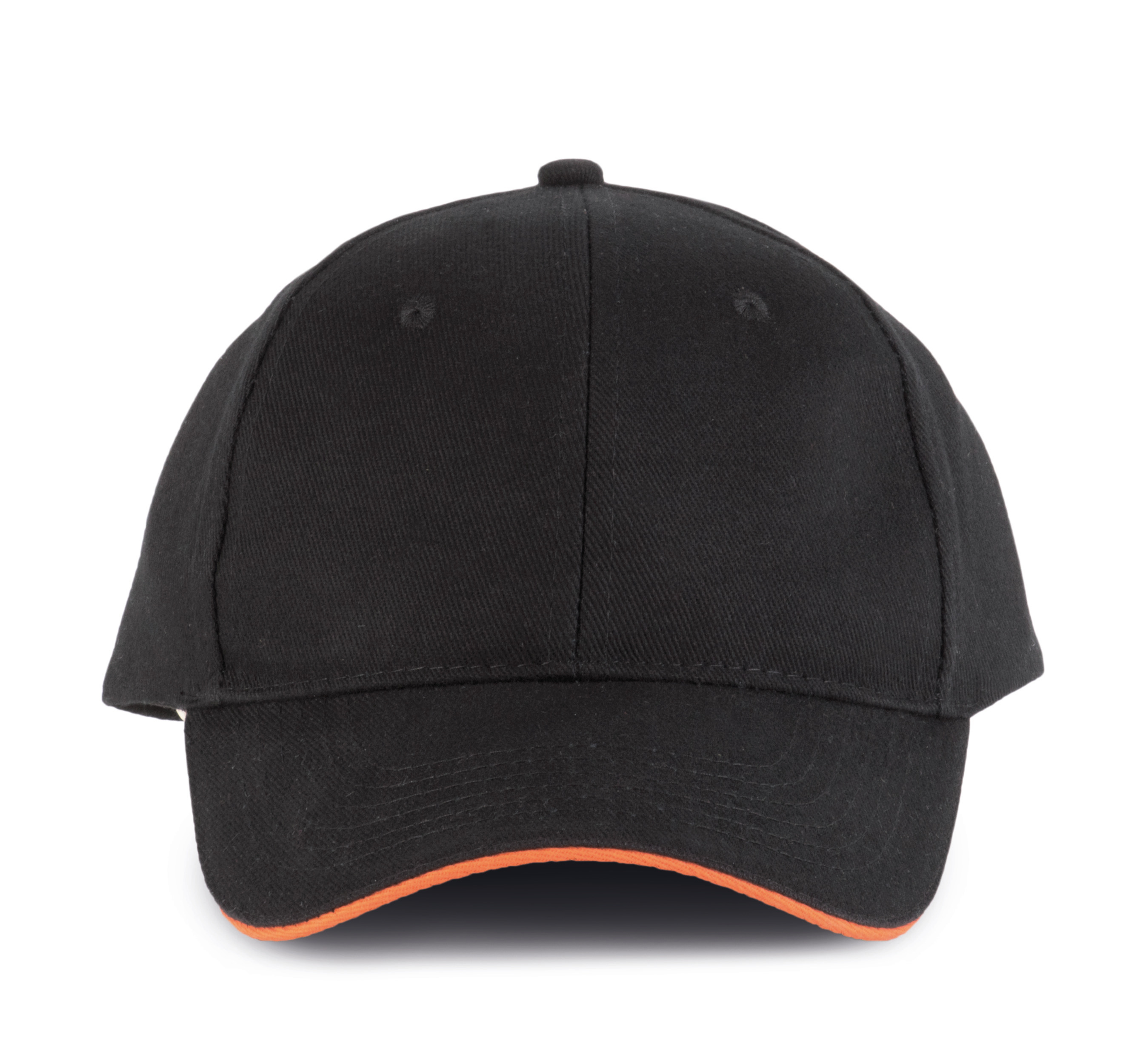 black/orange
