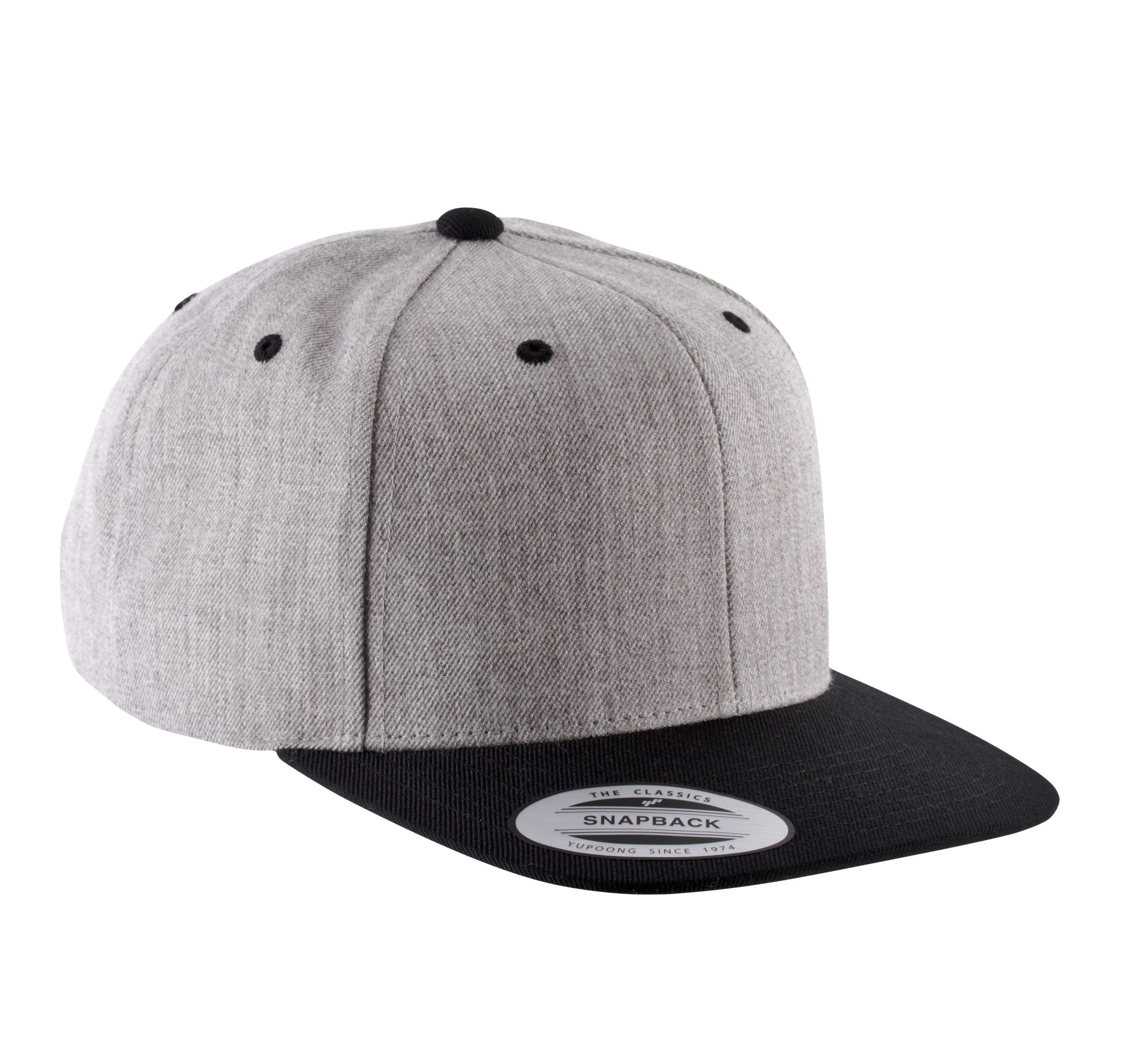 heather grey/black