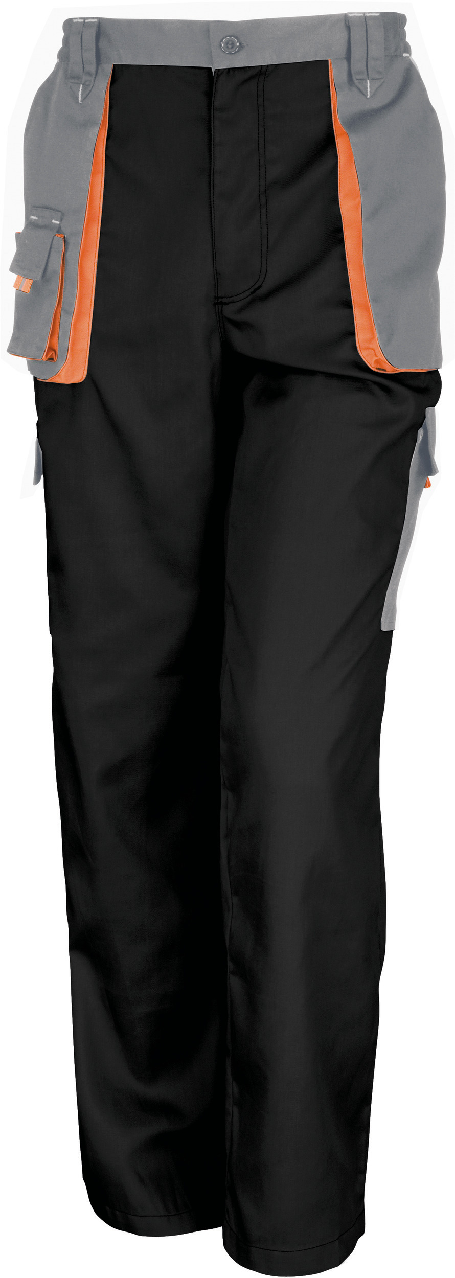 black/grey/orange