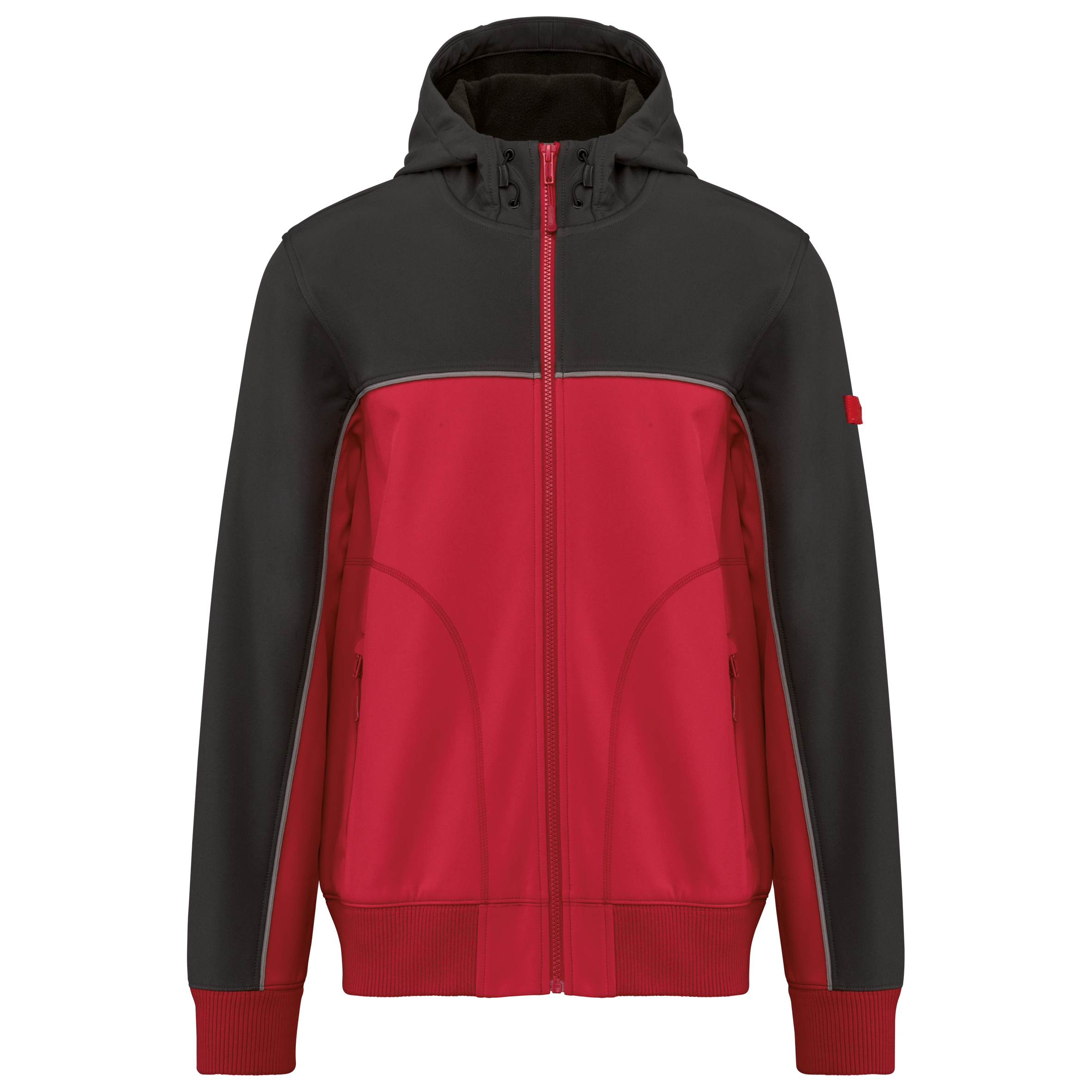 red/dark grey