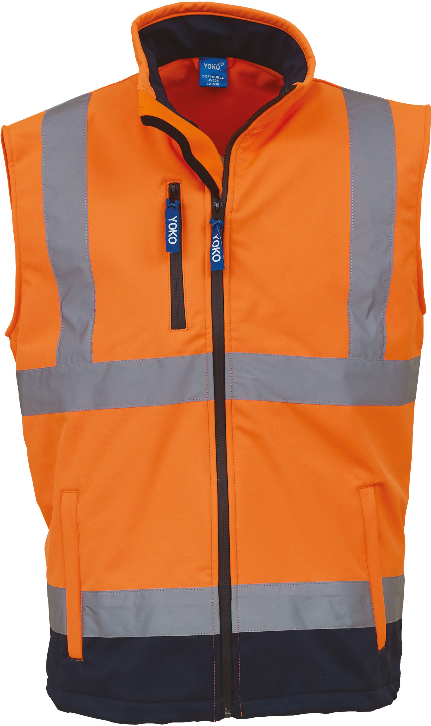 hi vis orange/navy