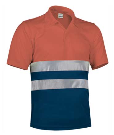naranja fluor-azul marino